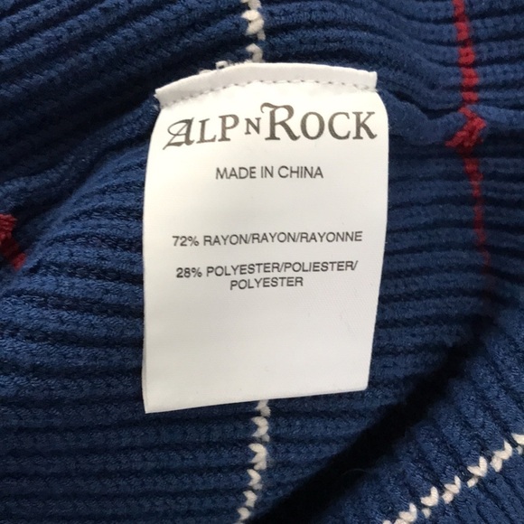 Alp-N-Rock Margot Blue Sweater Size Medium - Picture 6 of 9